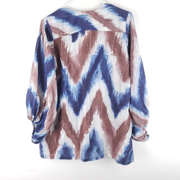 NWT Roberta Freymann 100% Silk Top Size Small - Picture 2 of 8